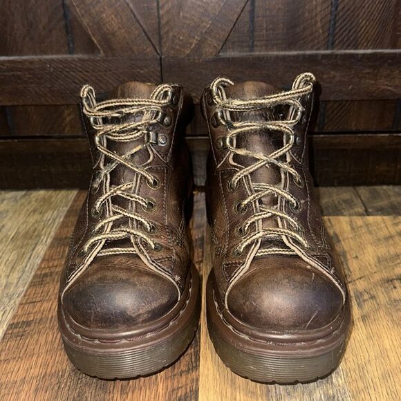 Vintage Dr. Martins- Made In England- Airwair W/Bouncing Soles Boots Size 5 MIL - Picture 8 of 14